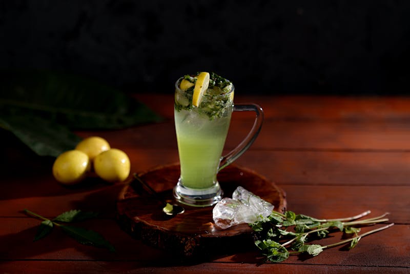 craft lemonade drink at Dewey's pizza restaurant